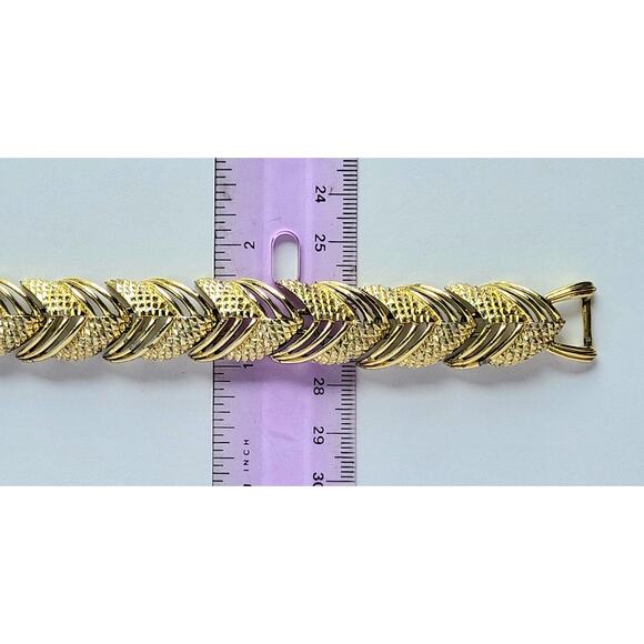 Pegasus Coro Bracelet Vintage Mid Century Modern MCM Gold - Picture 12 of 13